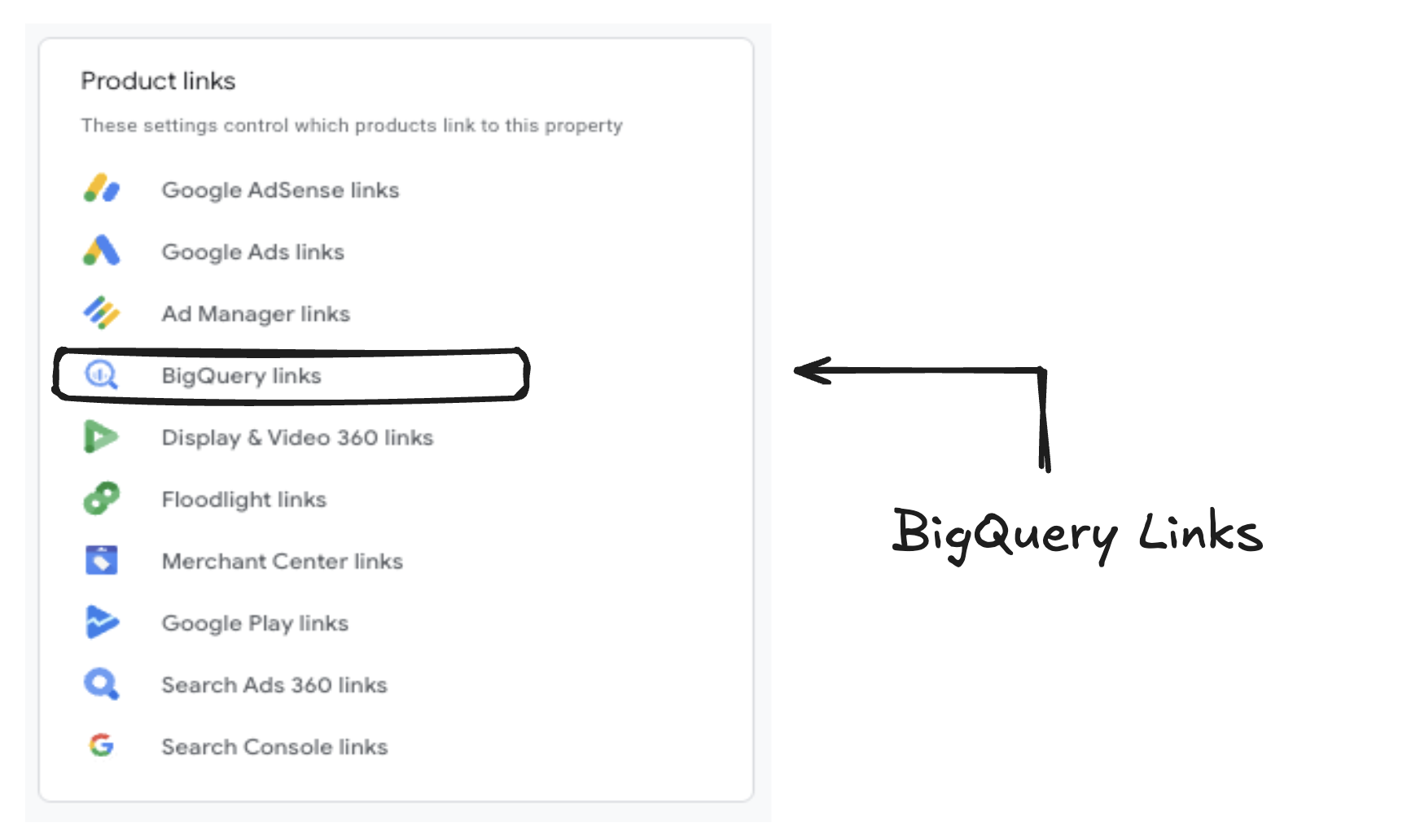 click_bigquery_links